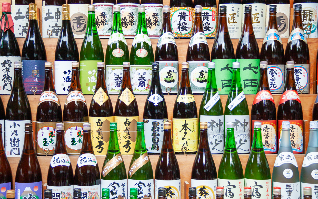 全国各地の銘酒から、伊賀のお酒まで。